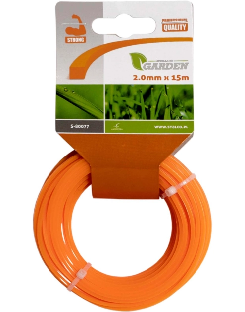 Zdjęcie: Żyłka tnąca kwadratowa 1,3 mm -15 m garden s-80070 STALCO