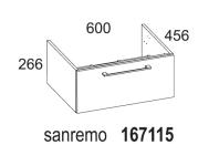 Zdjęcie: Szafla podumywalkowa Modo Slim 60 cm sanremo D4702 ELITA