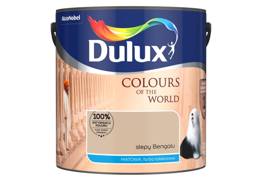 Zdjęcie: Farba do wnętrz Kolory Świata 2,5 L stepy bengalu DULUX