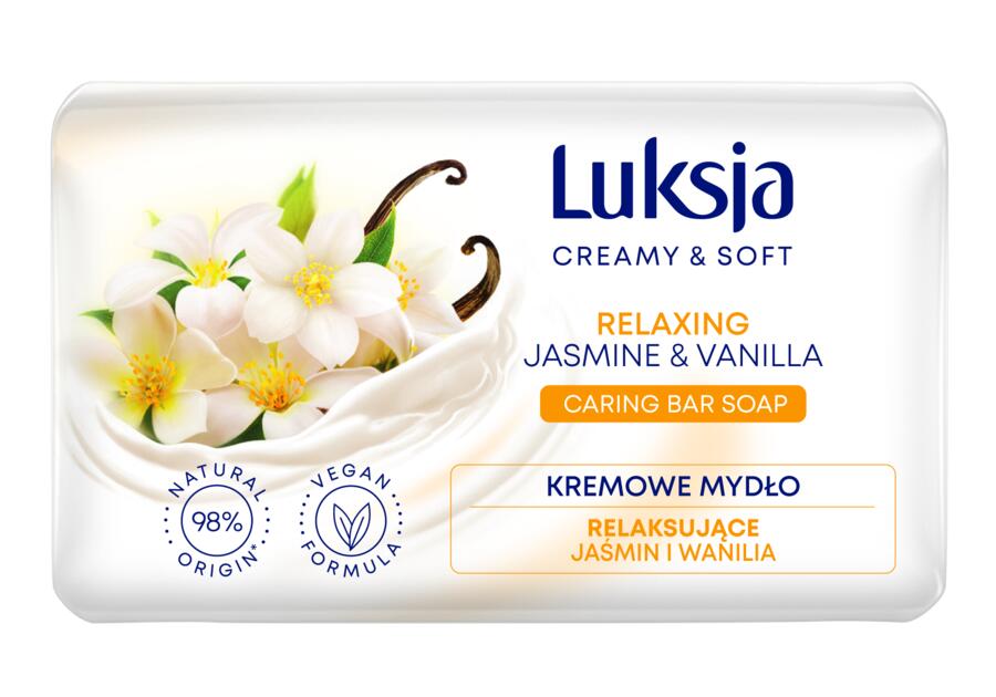 Zdjęcie: Mydło w kostce Creamy & Soft jaśmin i wanilia 0,09 kg LUKSJA