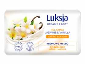 Mydło w kostce Creamy & Soft jaśmin i wanilia 0,09 kg LUKSJA