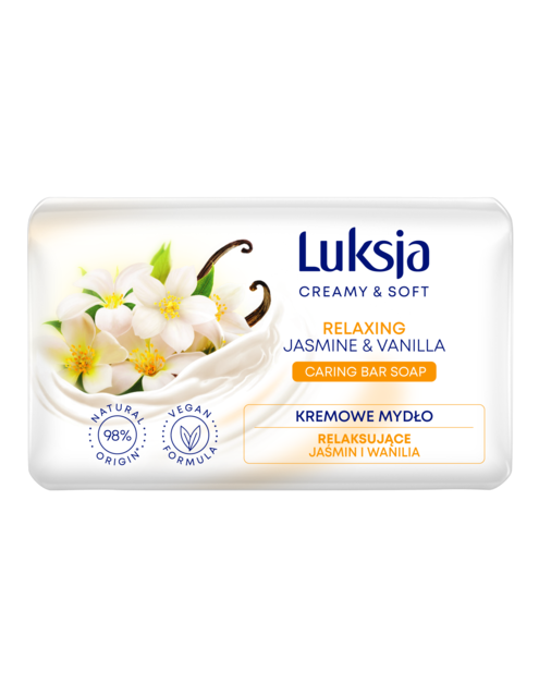 Zdjęcie: Mydło w kostce Creamy & Soft jaśmin i wanilia 0,09 kg LUKSJA