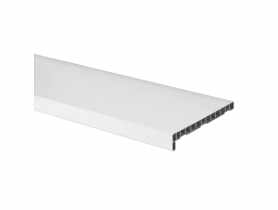 Parapet wewnętrzny PVC 20x186 cm biały PLASTI KING