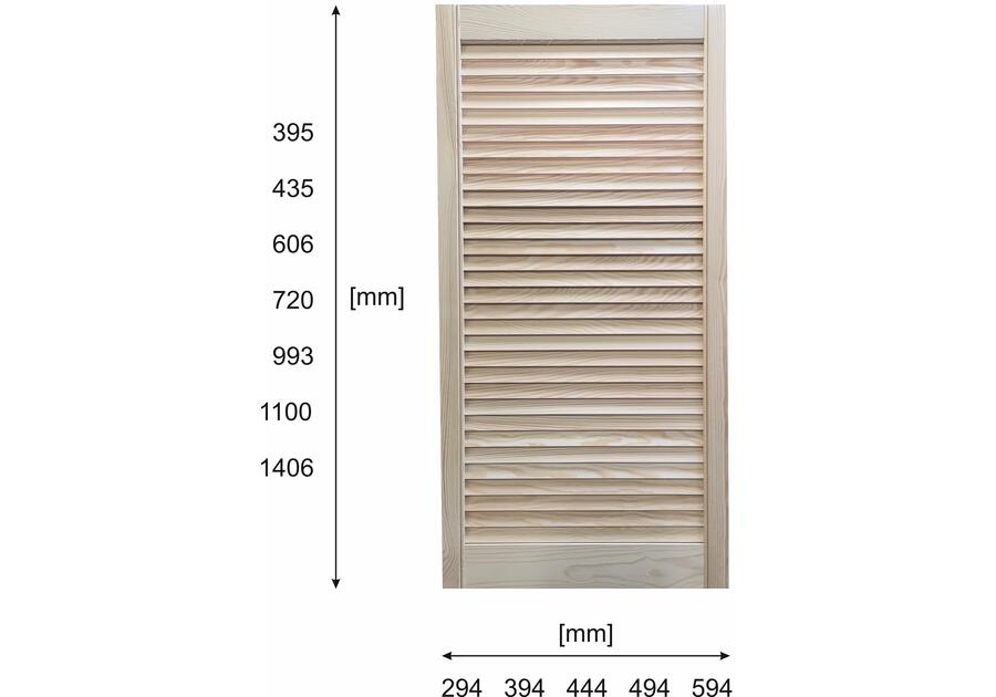 Zdjęcie: Drzwiczki ażurowe 993x394 mm COMPLEX