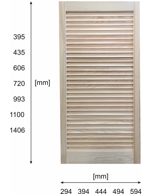 Zdjęcie: Drzwiczki ażurowe 993x394 mm COMPLEX