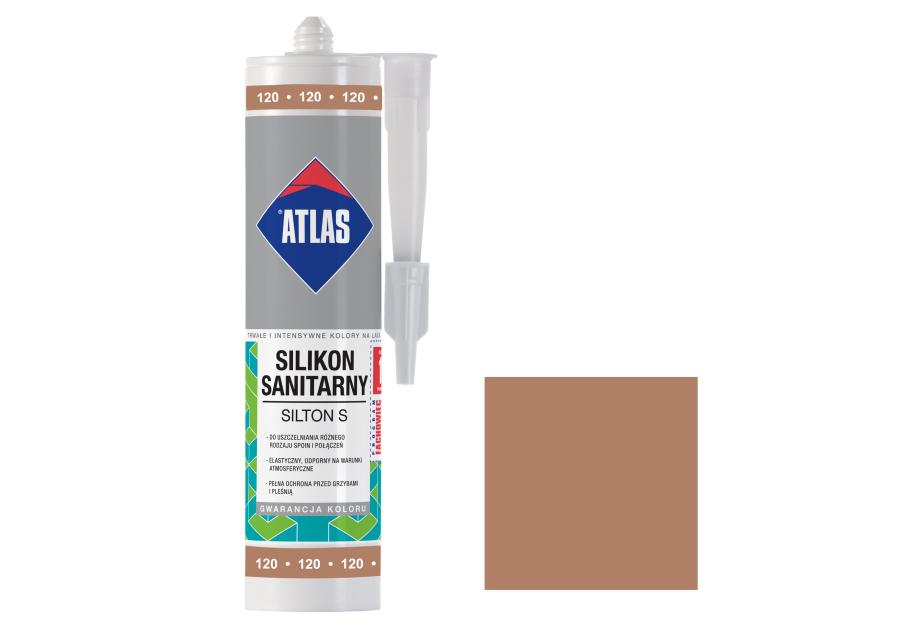 Zdjęcie: Silikon sanitarny Silton S toffi 280 ml ATLAS