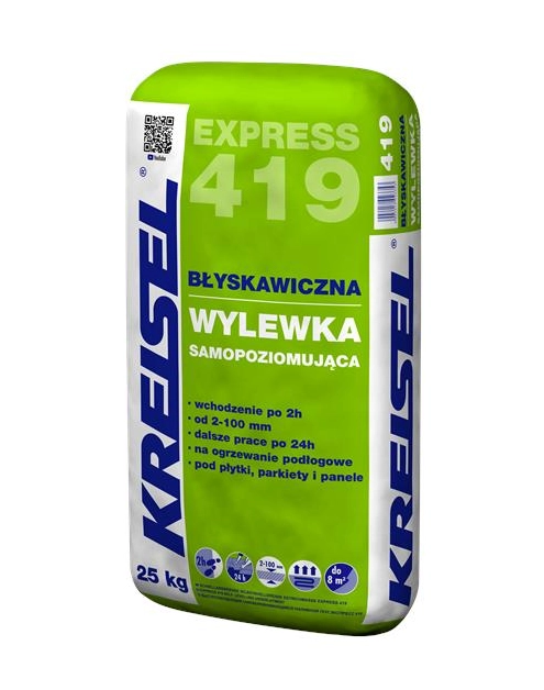 Zdjęcie: Wylewka samopoziomująca Express 419 - 25 kg KREISEL