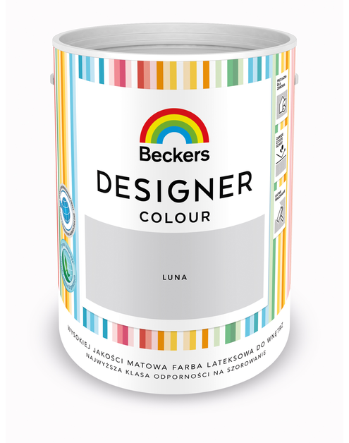 Zdjęcie: Farba lateksowa Designer Colour Luna 5 L BECKERS