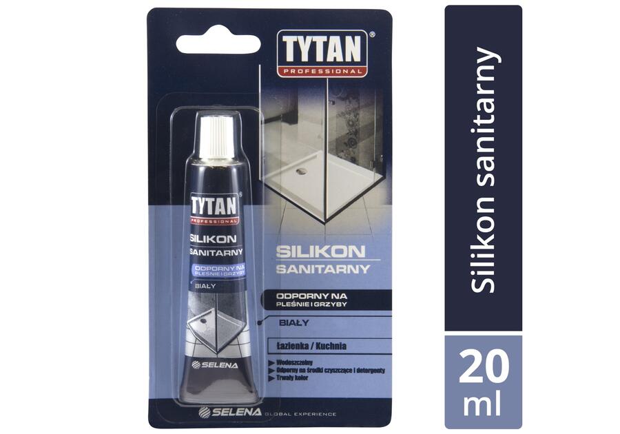 Zdjęcie: Silikon sanitarny biały 20 ml TYTAN PROFESSIONAL