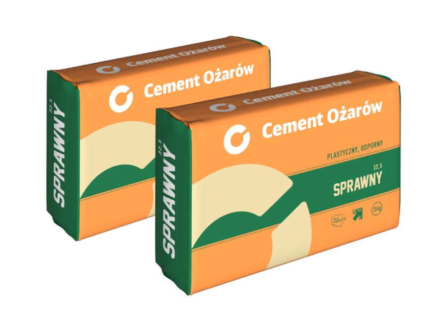 Zdjęcie: Cement Sprawny Cem IV/A(V) 32,5R-SR - 25 kg OŻARÓW