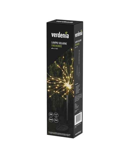 Zdjęcie: Lampki solarne Fireworks 150 led 11031 VERDENIA