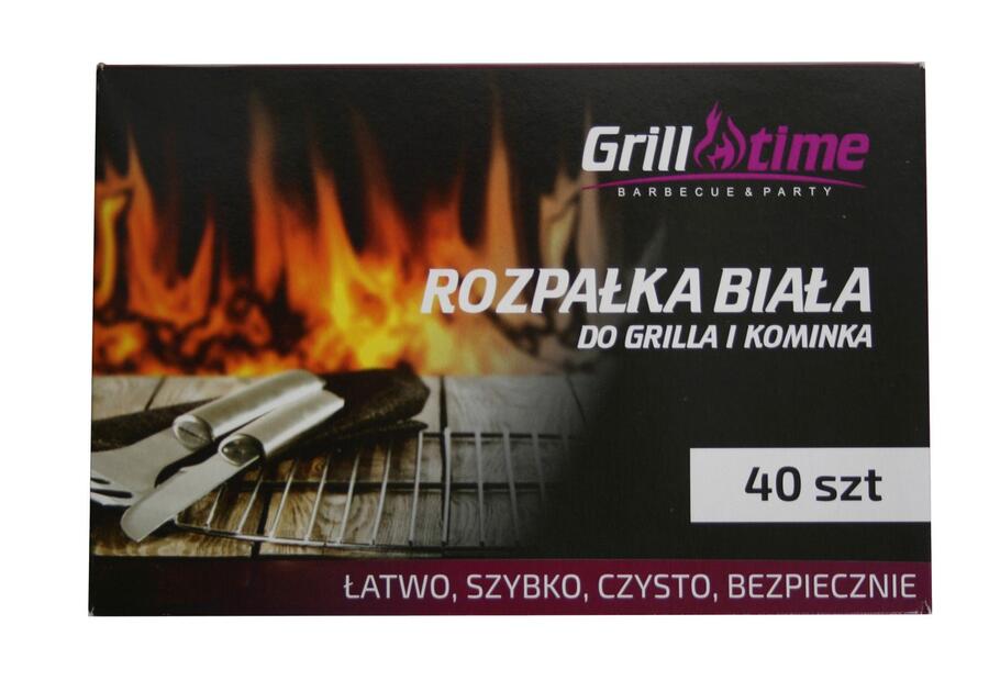 Zdjęcie: Rozpałka biała kostka 40 szt. GRILL TIME