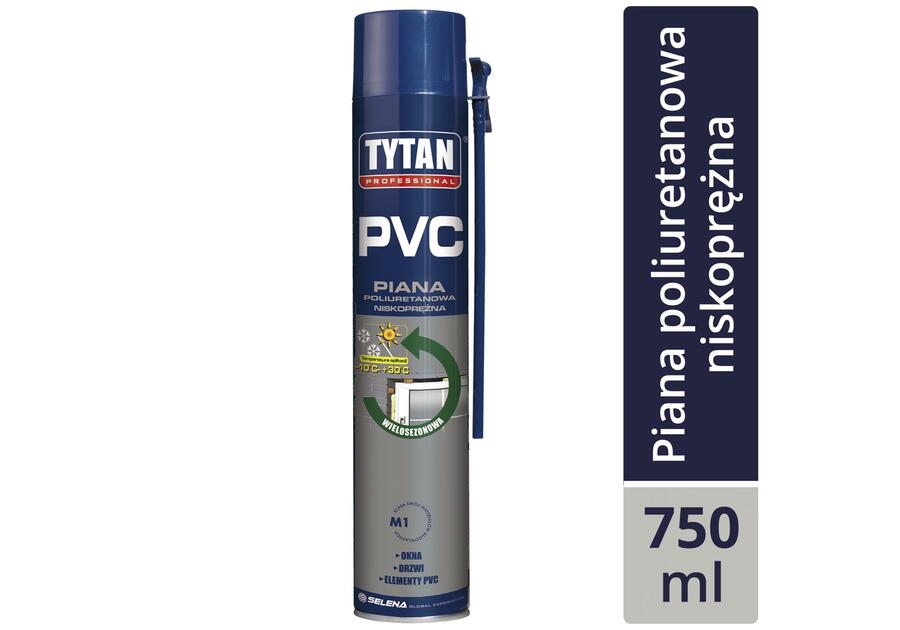 Zdjęcie: Piana wężykowa wielosezonowa Pvc 750 ml TYTAN PROFESSIONAL