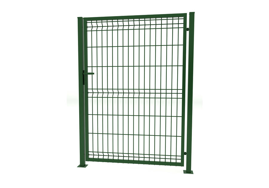 Zdjęcie: Furtka 3D 100x153 cm prawa ocynk + 6005 BETAFENCE