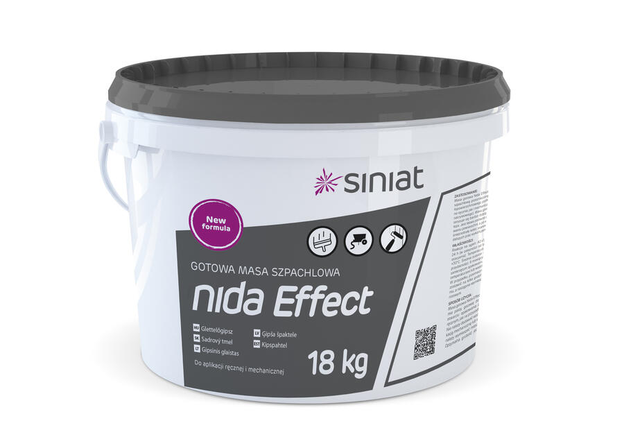 Zdjęcie: Masa szpachlowa Nida Effect 18 kg gotowa SINIAT