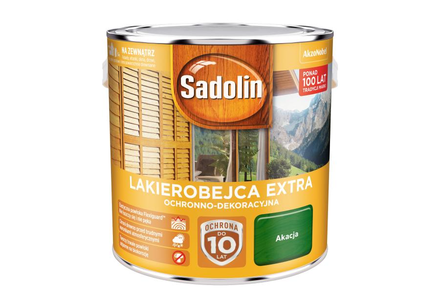 Zdjęcie: Lakierobejca Extra 2,5 L akacja SADOLIN