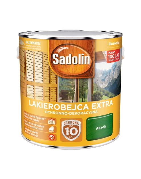 Zdjęcie: Lakierobejca Extra 2,5 L akacja SADOLIN