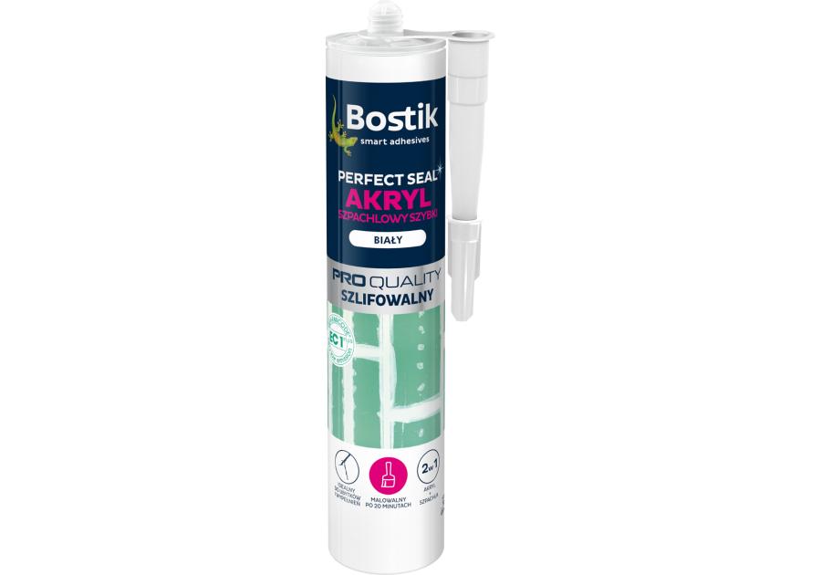 Zdjęcie: Akryl szpachlowy szybki biały 280 ml Perfect Seal BOSTIK