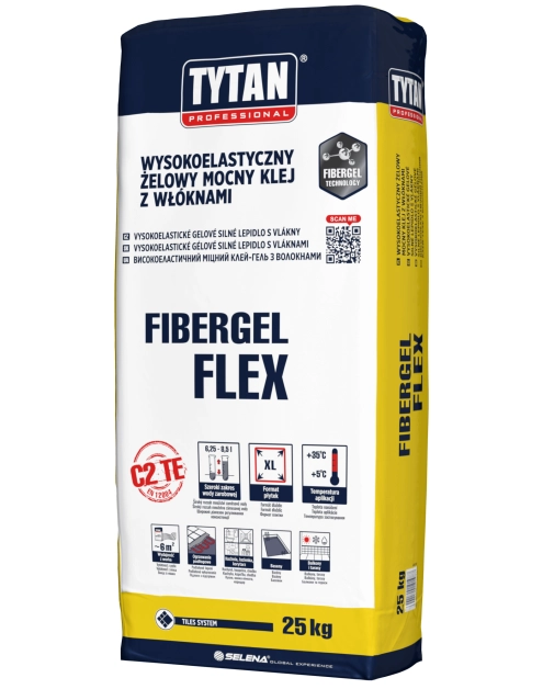 Zdjęcie: Klej żelowy wysokoelastyczny z włóknami Fibergel flex TYTAN PROFESSIONAL