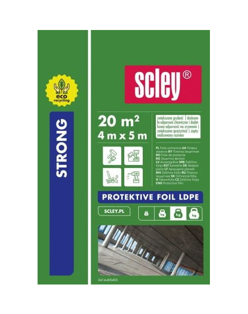 Zdjęcie: Folia malarska 4x5 m strong SCLEY