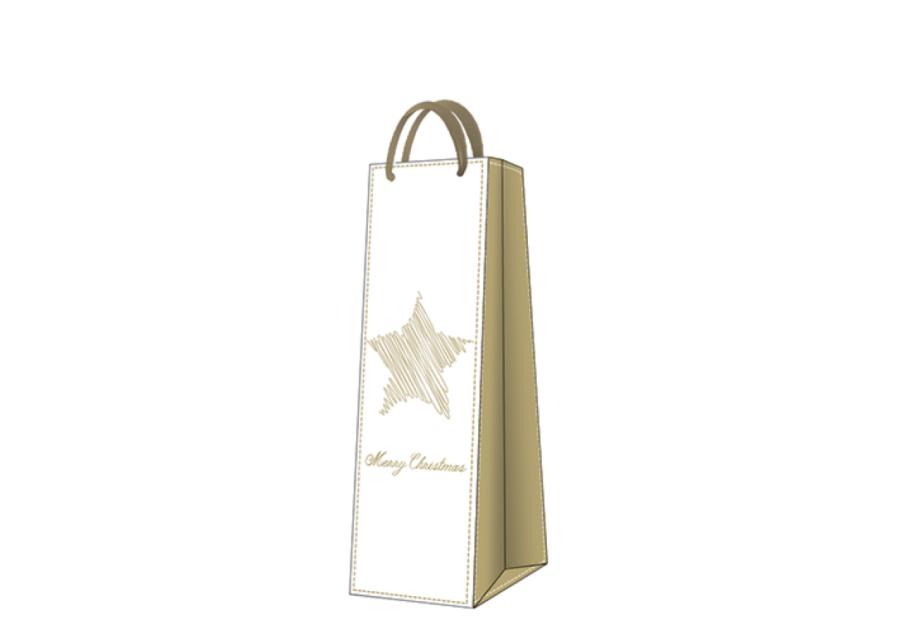 Zdjęcie: Torba Premium star on christmas gold DAJAR