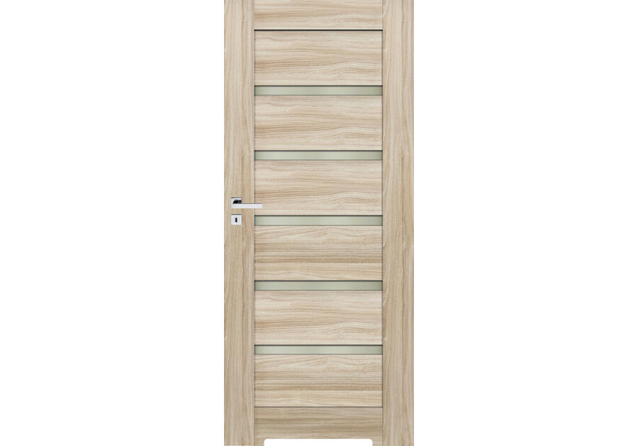 Zdjęcie: Drzwi wewnętrzne Arco 80 cm prawe białe 120 W03 Eco Top POL-SKONE