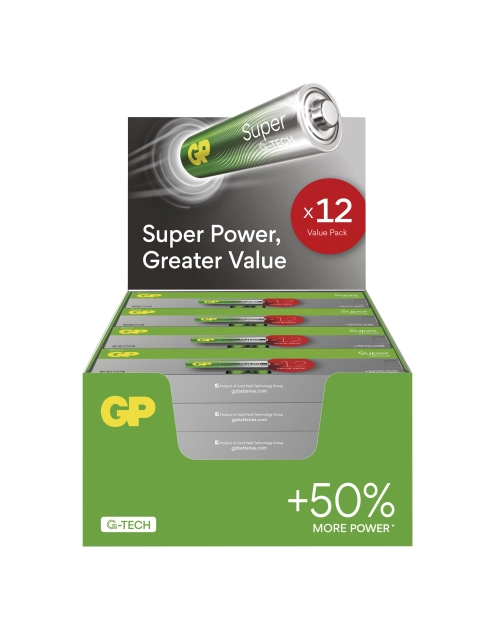 Zdjęcie: Bateria alkaliczna Super AAA LR03 12PP MB GP