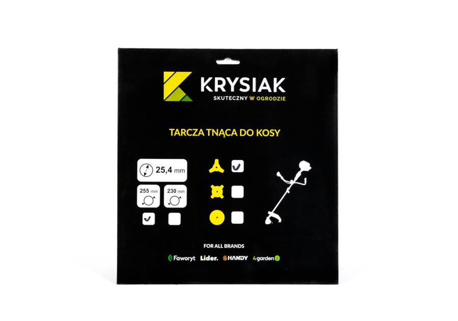 Zdjęcie: Tarcza tnaca 3-zębna 25,4 255 mm pay KRYSIAK