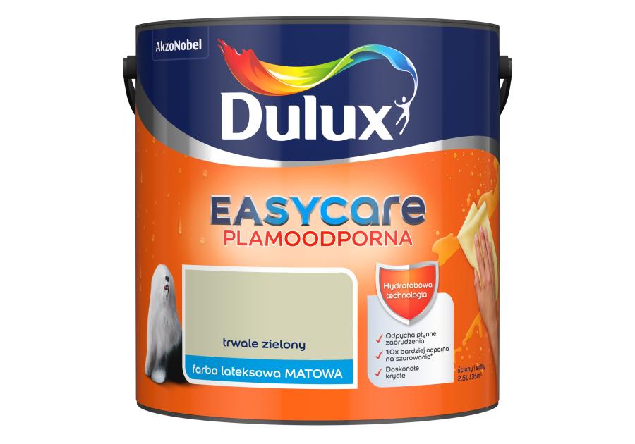 Zdjęcie: Farba do wnętrz EasyCare 2,5 L trwale zielony DULUX