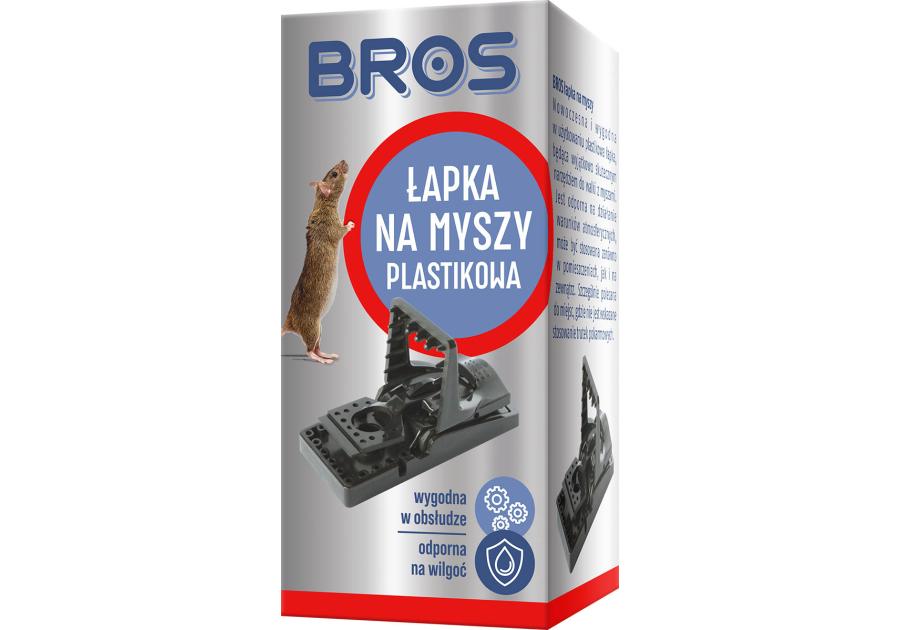 Zdjęcie: Łapka na myszy plastikowa BROS