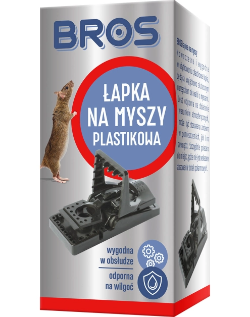 Zdjęcie: Łapka na myszy plastikowa BROS