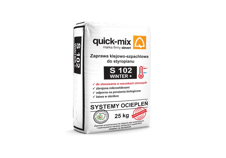 Zdjęcie: Zaprawa klejowo-szpachlowa do styropianu S 102 Winter QUICK-MIX