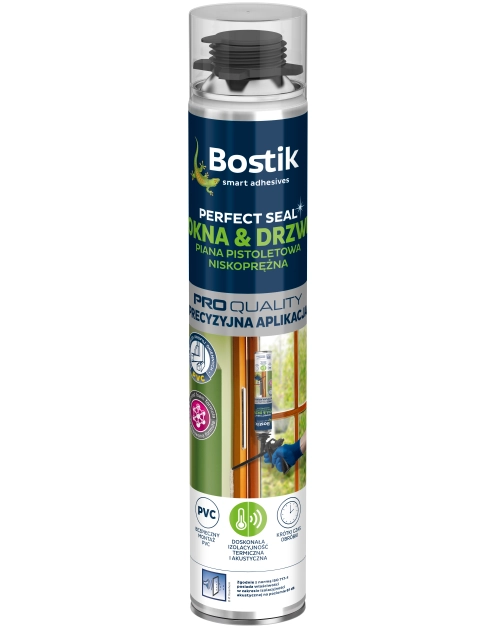 Zdjęcie: Piana pistoletowa niskoprężna Okna&Drzwi 750 ml Perfect Seal BOSTIK