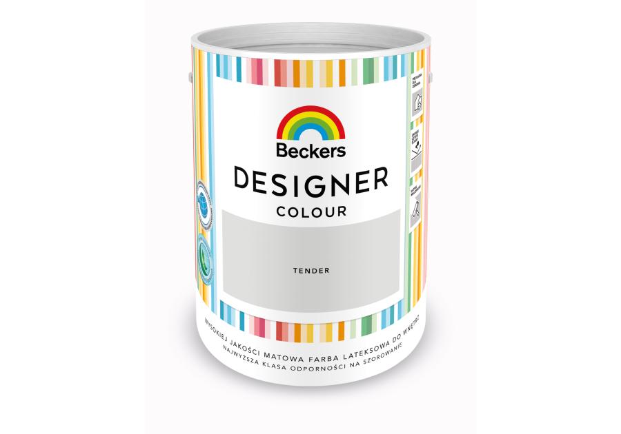 Zdjęcie: Farba lateksowa Designer Colour Tender 5 L BECKERS