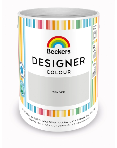 Zdjęcie: Farba lateksowa Designer Colour Tender 5 L BECKERS