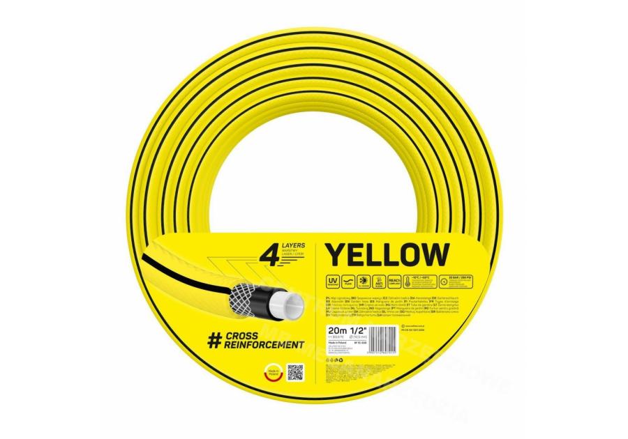 Zdjęcie: Wąż ogrodowy 4Yellow 1/2" 20 m CELL-FAST