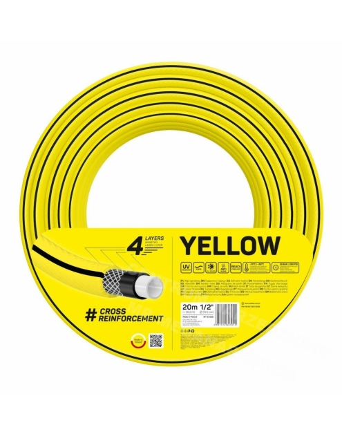 Zdjęcie: Wąż ogrodowy 4Yellow 1/2" 20 m CELL-FAST