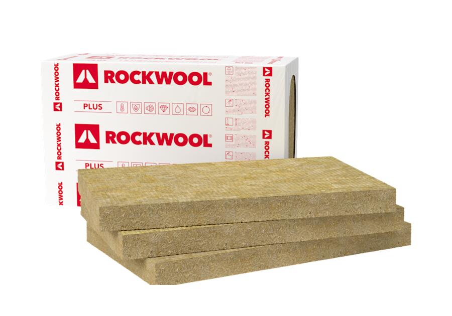 Zdjęcie: Płyty z wełny skalnej Ventirock Plus 100x1000x600 mm ROCKWOOL