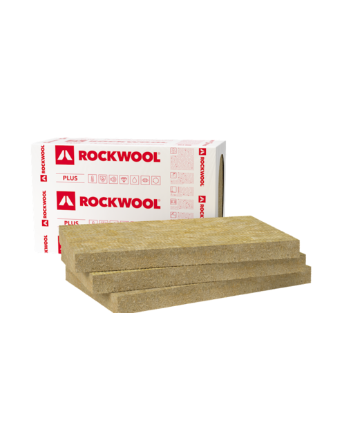 Zdjęcie: Płyty z wełny skalnej Ventirock Plus 100x1000x600 mm ROCKWOOL