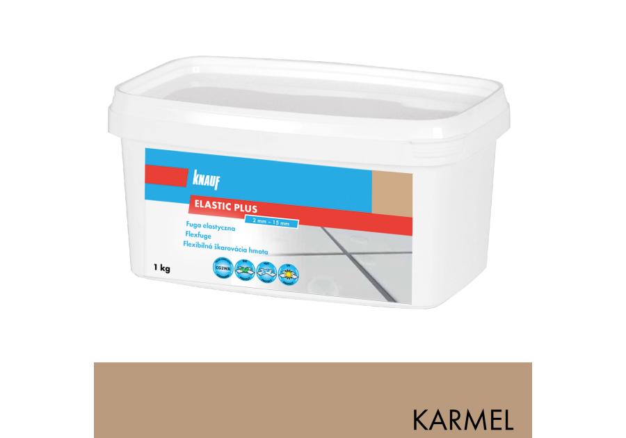 Zdjęcie: Fuga elastyczna Elastic Plus  1 kg karmel KNAUF