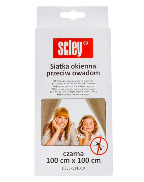 Zdjęcie: Siatka przeciw owadom 170x180 cm czarna SCLEY