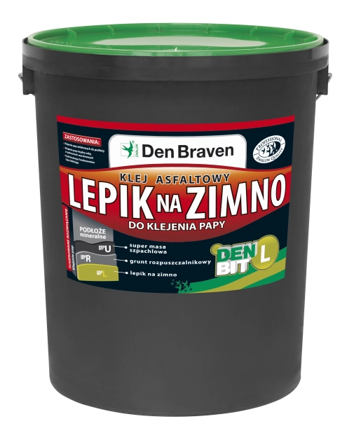 Zdjęcie: Lepik na zimno klej asfaltowy 19 kg Den Bit-L DEN BRAVEN