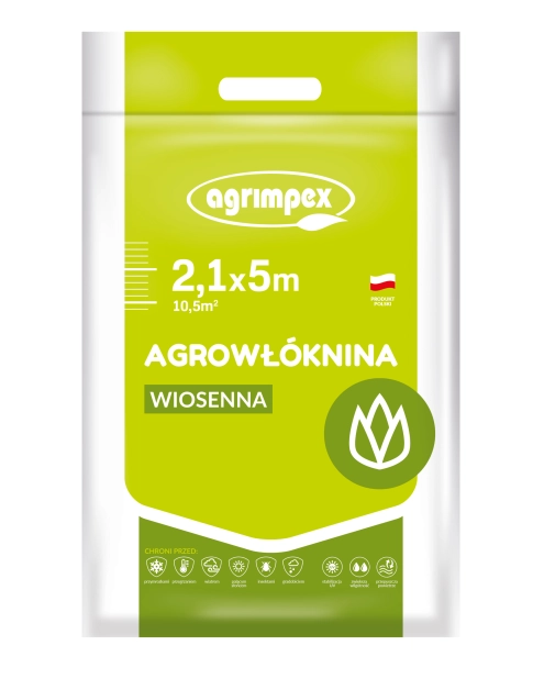 Zdjęcie: Agrowłóknina osłaniająca wiosenna 17 g biała 2,1 x 5 m AGRIMPEX