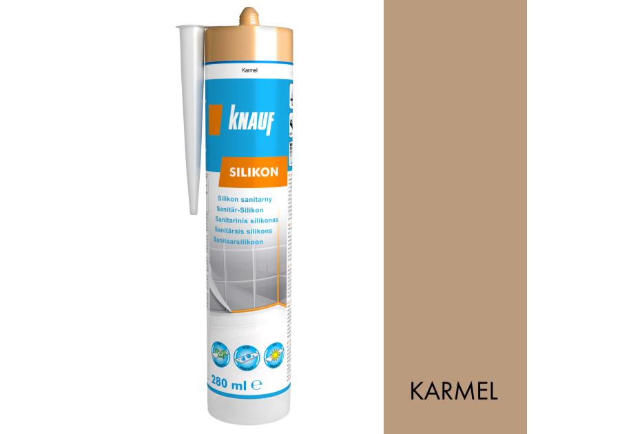 Zdjęcie: Silikon sanitarny karmel 280 ml KNAUF