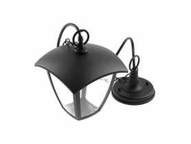 Lampa ogrodowa Marina 20 W czarna wisząca GTV