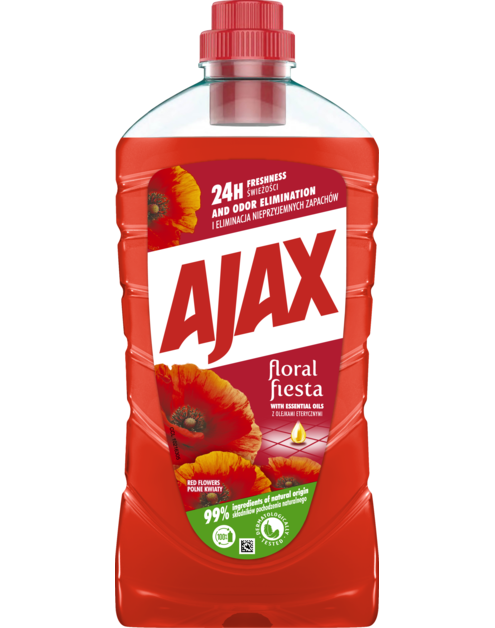 Zdjęcie: Płyn Floral Fiesta uniwersalny polne kwiaty 1000 ml AJAX