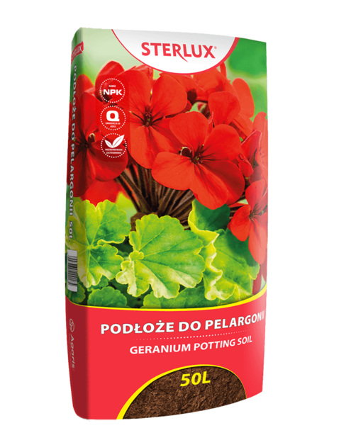 Zdjęcie: Podłoże do pelargonii 50 L STERLUX