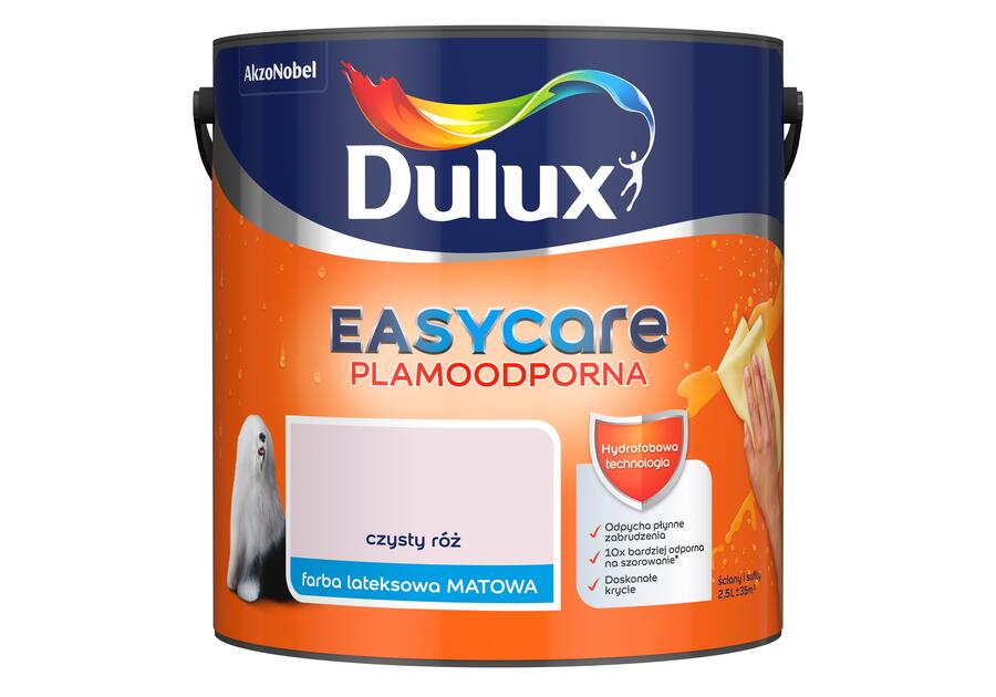 Zdjęcie: Farba do wnętrz EasyCare 2,5 L czysty róż DULUX