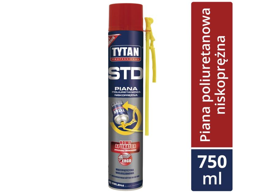 Zdjęcie: Piana wężykowa wielosezonowa Ergo STD 750 ml TYTAN PROFESSIONAL