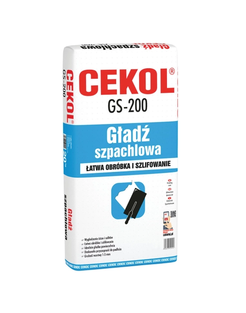 Zdjęcie: Gładź szpachlowa GS-200 - 2 kg CEKOL